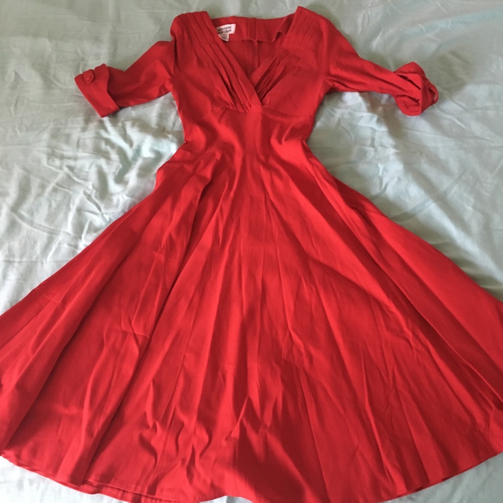 A gorgeous red dress